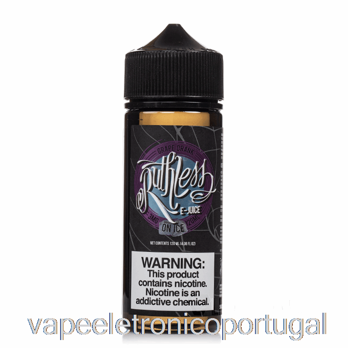 Vape Eletrônico Uva Bebida No Gelo - Vapor Implacável - 120ml 6mg